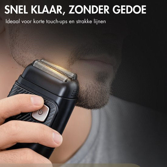Sansbeauté® Foil Razor Double Knife - Rasierapparat für Männer - Elektrischer Rasierer - Kopfrasur - Fade