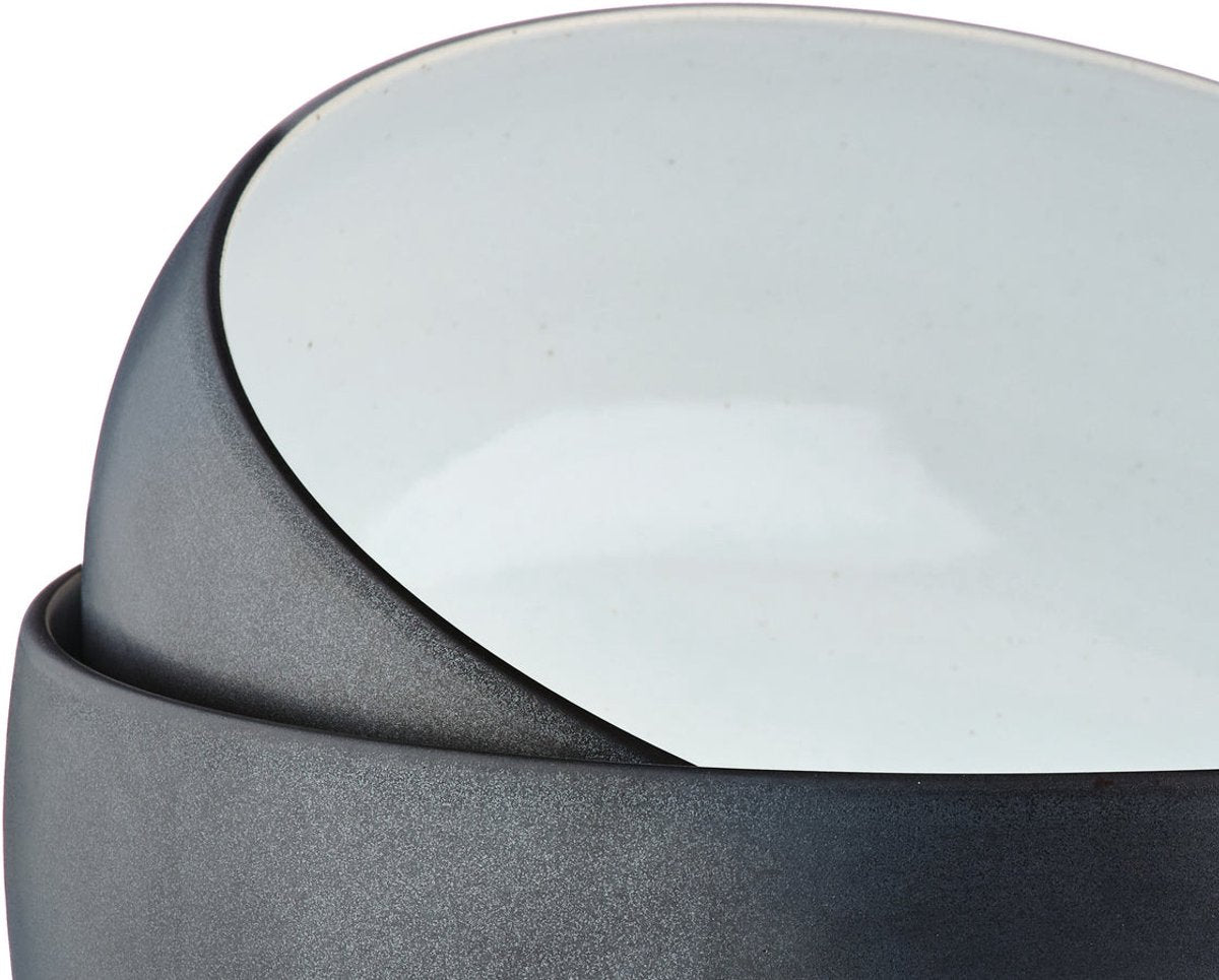 GOURMET - Essentials - Essgeschirr - 12 Stück - Onyx