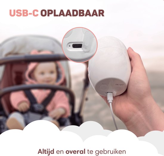 Vulpes Goods® BabyCare - Babywippe für Kinderwagen - Babyschaukel - Babywippe - Automatisches Wippen - Inkl. Reisetasche - PRO Version