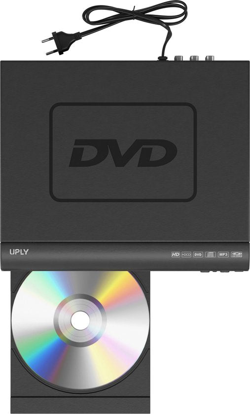UPLY - DVD-Player - mit HDMI - Full HD - inkl. Fernbedienung - USB - Schwarz