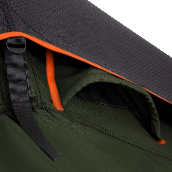 Dachzelt Lago - 2 Personen - Inkl. Matratze - Schwarz/Olivgrün