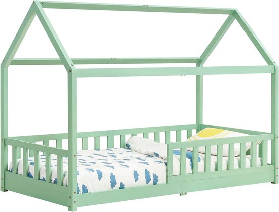 Kinderbett Marli - 90 x 200 cm - Mint
