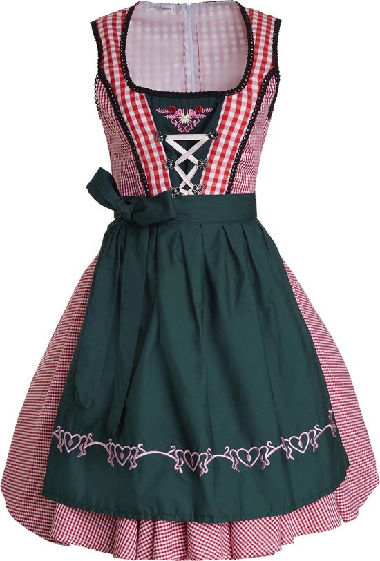 Dressforfun Faschingskostüm Mini-Dirndl Berchtesgaden Modell 2 – Damen – Größe S
