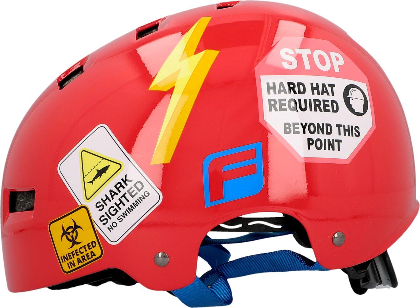 FISCHER BMX-Radhelm Sticky S/M (54-58 cm) - Rot