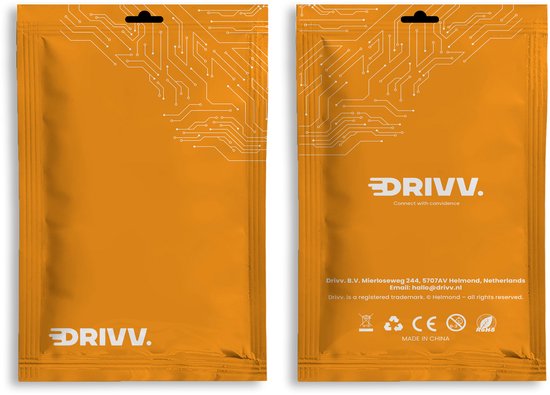 Drivv. Premium-XLR-Kabel – Mikrofonkabel – Stecker auf Buchse, 3-polig – 1 Meter