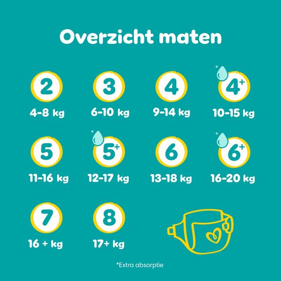 Pampers Baby-Dry Größe 6+ – 144 Windeln – 14 kg–19 kg