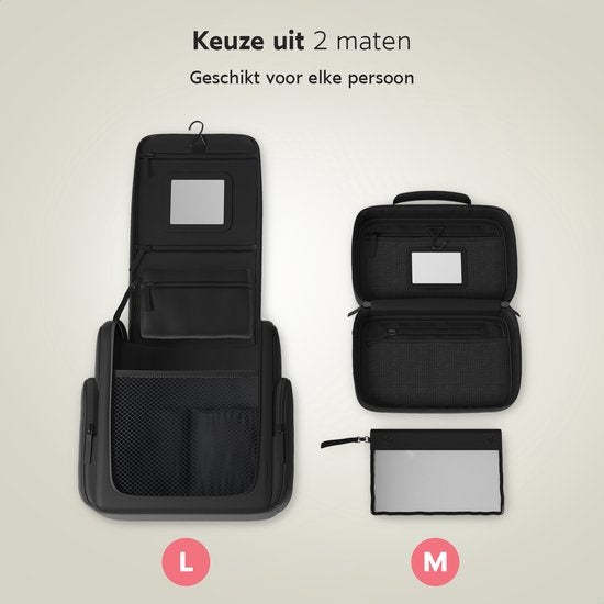 ONYX® Kulturtasche Schwarz L