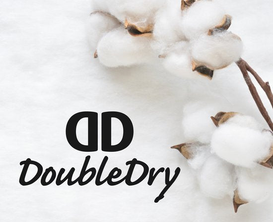 DoubleDry Spannbetttuch 90x200 cm - 100% natürliche Baumwolle - weich und atmungsaktiv - rundes Gummiband - OEKO-TEX & BSCI - Weiß