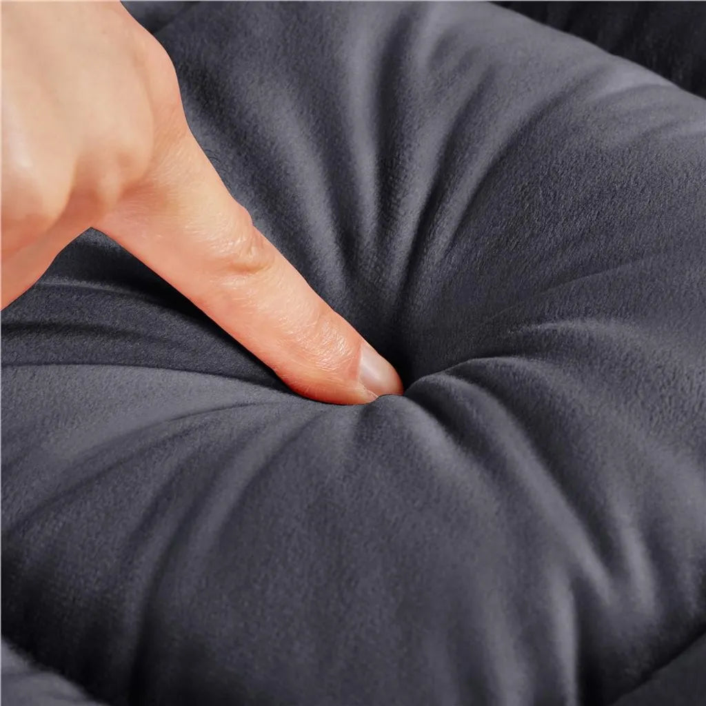 Yaheetech Verstellbarer Bodensessel 111,5 x 53 cm – Grau – Zusammenklappbarer Gaming- und Relaxsessel mit 14 Einstellmöglichkeiten
