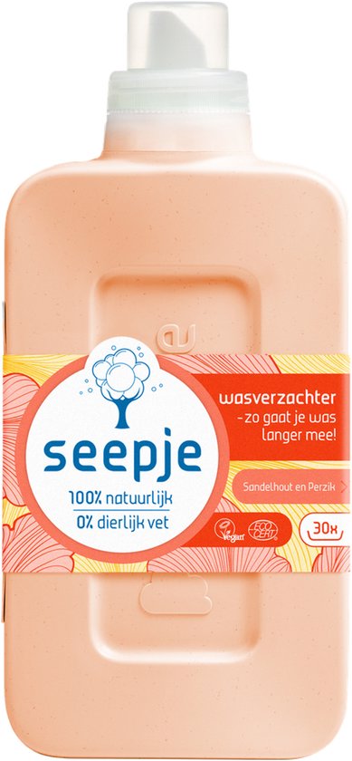 Seepje Weichspüler Sandelholz & Pfirsich – 30 Waschgänge – 750 ml