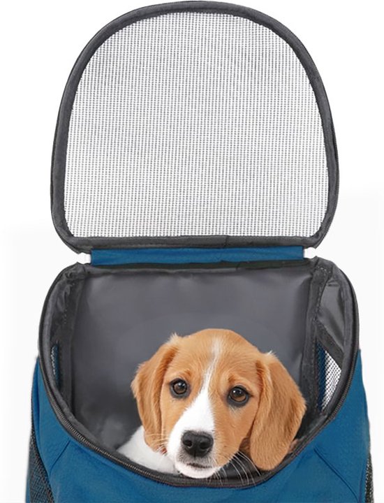 Ceruzo Hunde-Rucksack - Katzen-Rucksack - Max 10 kg- Reisetasche-Tasche -26x33x40cm - Petrol