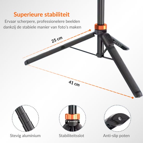 ein sonniger Tag Telefonstativ - Stativ Smartphone - Stativ Smartphone - Selfie Stick Stativ - Stativ Telefon - Stativ iPhone - Stativ iPhone - Telefonständer - bis zu 180 cm - Stativ für GoPro