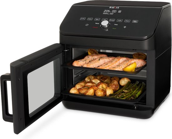 Instant Vortex ClearCook Heißluftfritteuse mit Backfunktion, 13 l