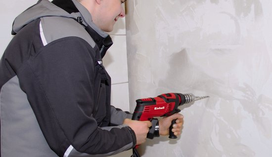 Einhell Elektrischer Schlagbohrer TC-ID 1000 E – 1010 W – 2 Funktionen: Bohren/Schlagbohren – Bohrleistung: Holz 32 mm / Beton 16 mm / Stahl 13 mm