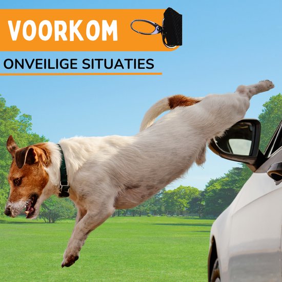Autositz Hund Deluxe Rücksitz - Hundekorb Auto mit Sicherheitsgurt - Autokorb Hund - Hundesitz - großer Hund - Schwarz - Größe M