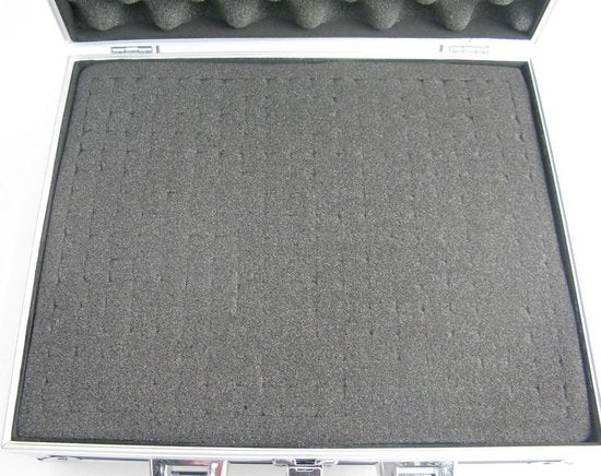 Multifunktionaler Elektronikkoffer mit Gitterschaum für wertvolle und empfindliche Geräte 40 x 30 x 11 cm