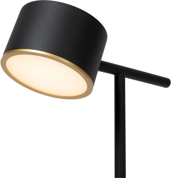 Lucide GIAN – Tischlampe – LED, dimmbar – 1x9 W, 2700 K – Schwarz