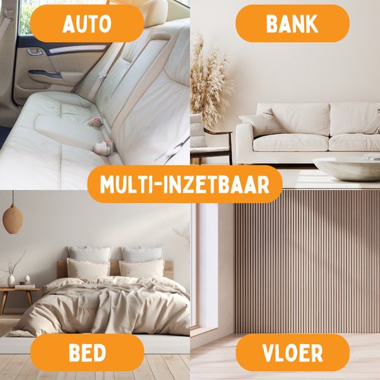 Von Cee Cee - Original Hundedeckenbank - Hundedeckenbank - Hundekorb - Premium - komplett abnehmbar - Beige - Größe M - 90x90