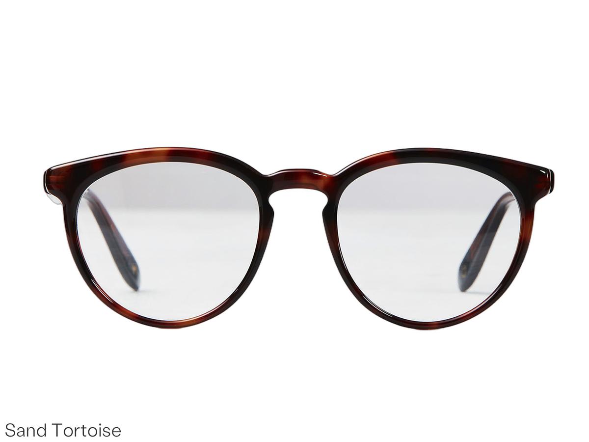 Dick Moby Aalborg Sonnenbrille – biologisch abbaubares Acetat – UV400-Gläser von ZEISS – Größe 51 mm, Sand Tortoise