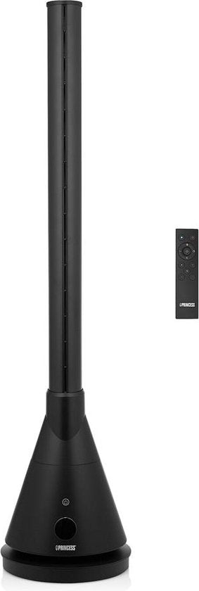 Princess Turmventilator 348700 – Intelligenter Heiz- und Kühl-Turm – 2-in-1-Design – App-gesteuert – Timer-Funktion – 102 cm – Schwarz