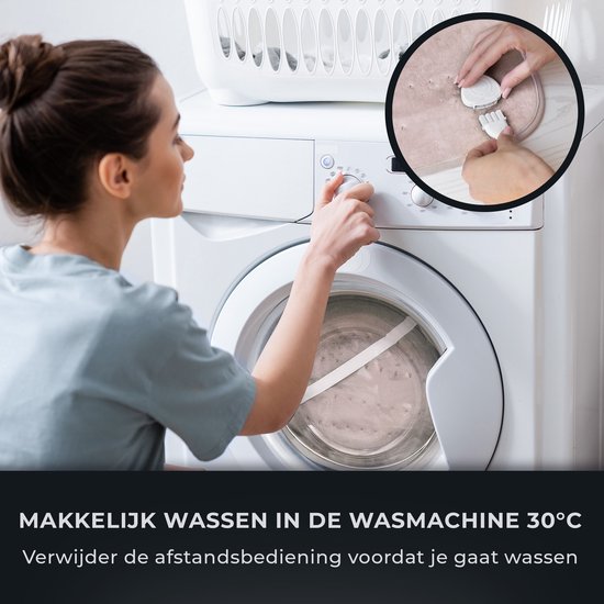 STAUS&BACH CozySnug - Elektrische Unterbettdecke für 1 Person (100W) - Wärmedecke mit 6 Heizstufen und Timer (2, 4 und 6 Stunden) - Waschbare Decke - 150x80 cm - Dusty Pink