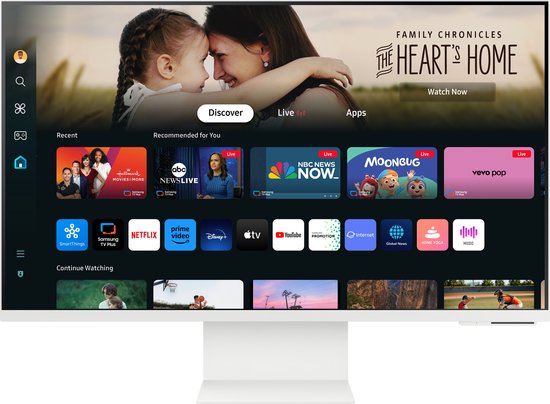 Samsung Smart M8 LS32DM801UUXEN – 4K-Smart-Monitor – Apple AirPlay – Tizen – WLAN – 32 Zoll