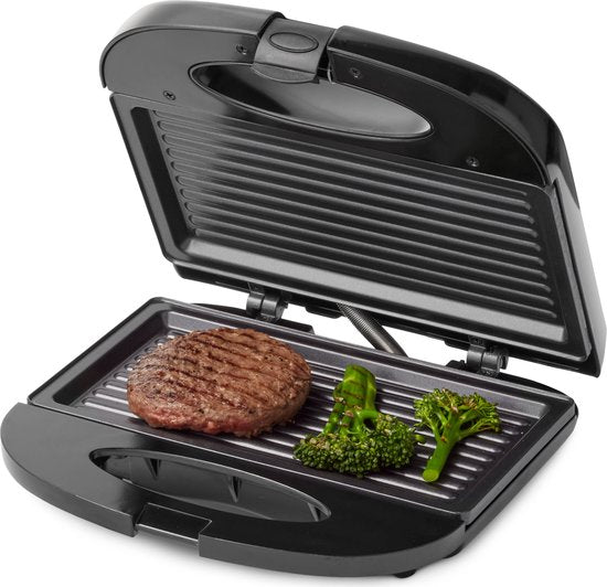 Tomado TGS2000B - Toasti-Eisen - Griller - PFAS frei - Toasti-Maker - 21,5 x 12 cm - 750 Watt - Schwarz