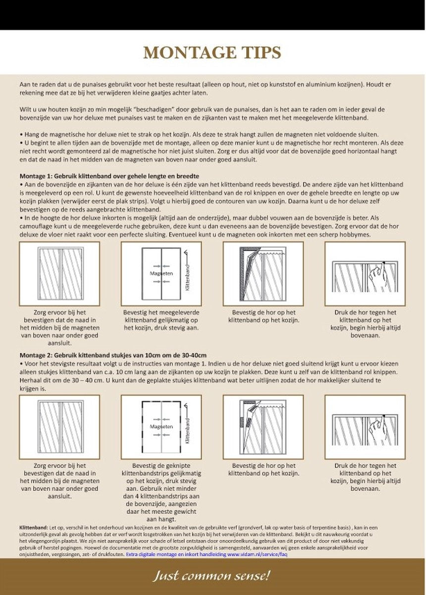 O'DADDY Türvorhang - Fliegenvorhang - Magnetisch - FIBER - Türgitter Deluxe 92 x 230 cm - Schwarz Hor - Türvorhänge