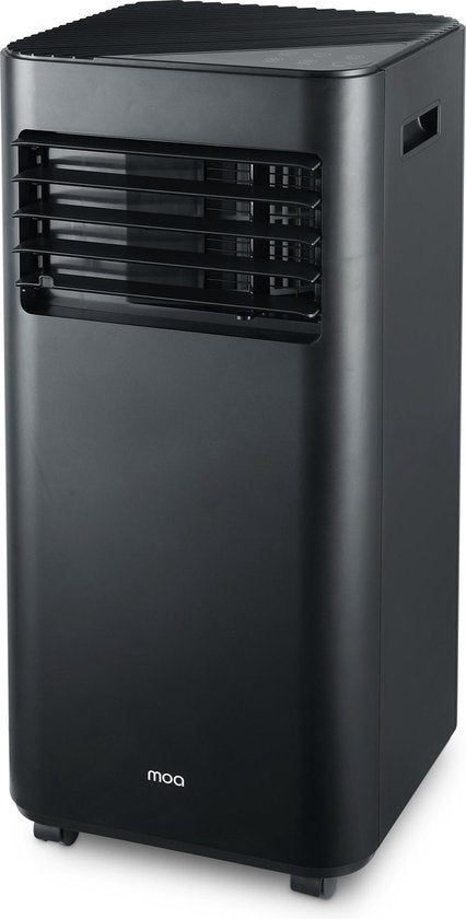MOA - A010B - Klimagerät - 9000 BTU - mit Rädern - inkl. Fensterdichtungsset - Schwarz