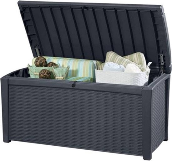 Keter Borneo Aufbewahrungsbox - 416L - 129,5x70x62,5cm - Graphit