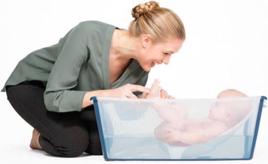 Stokke Flexi Bath Babybadewanne – XL – Blau