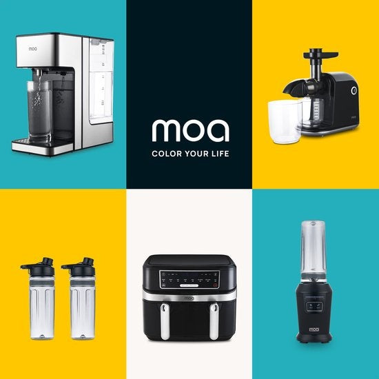 MOA Blender To Go MBC10 Extra Tassen - Tassen To Go - 2 Tritan-Tassen mit je 600ml - MBC10