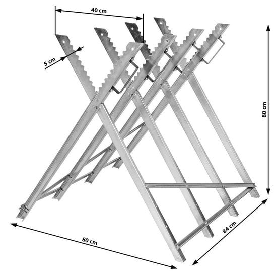 tectake - Sägebock zum Sägen von Holz - 401165