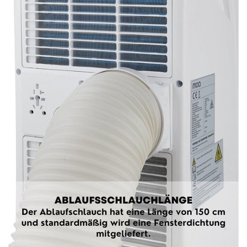 MOA Mobile Air Conditioner - Klimatisierung - Mit Rädern - 9000 BTU - Weiß