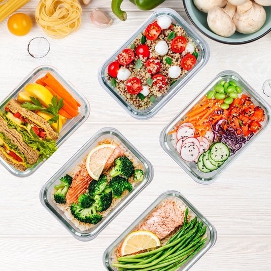 KitchenBrothers Meal Prep Trays - Frische-Schalen-Set - luftdicht - BPA-frei - 1L - Glas - 10 Stück