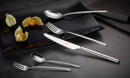VILLEROY & BOCH – Ella Satin 18/10 – Besteckset für 12 Personen, 70-teilig