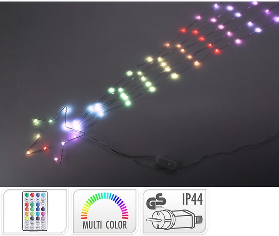 Weihnachtsstern Lifetime RGB Weihnachtsstern 220 V 119 cm Kunststoff LED RGB