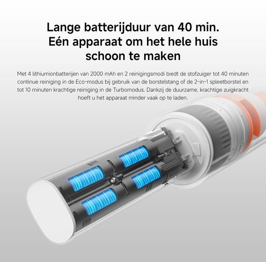 Xiaomi Staubsauger P30 – Kabelloser Stabstaubsauger – 22.000 Pa Saugkraft – Leicht – Beutelloser Staubsauger