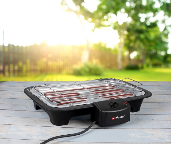 alpina BBQ - Elektrisch - 2-in-1 - Innen und Außen - 2000W