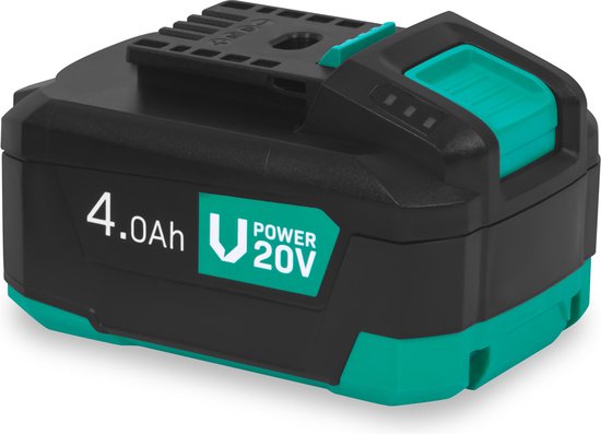 VONROC Battery 20V - 4.0Ah - bi-direktionaler USB-C Anschluss - Akku und Powerbank in einem - kompatibel mit Power Delivery (PD) - geschützt durch Electronic Cell Protection
