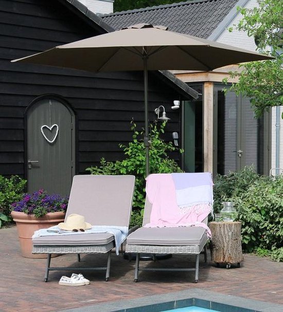 PimXL Sonnenschirm – Ø300cm - Taupe