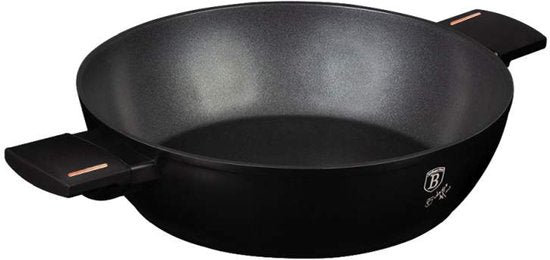 Tiefe Pfanne mit Deckel und Titanbeschichtung, 28 cm, Monaco-Kollektion