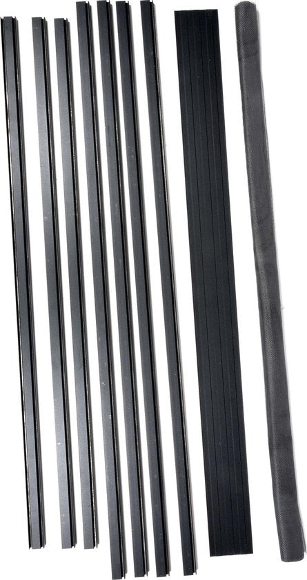 Tür - Magnetisch - mit Scharnieren - Max 100x215 cm - Schwarz