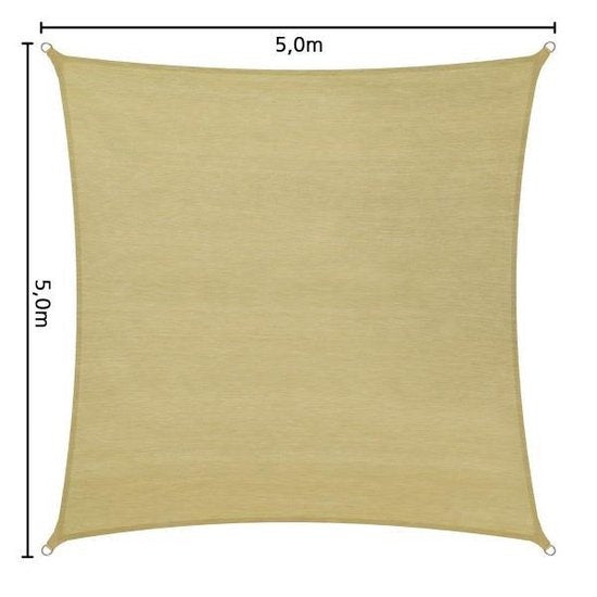 Quadratische Markise Sonnenschirm 5m x 5m 401811