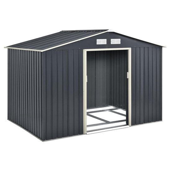 Metall-Gartenhaus XL - 277 × 191 × 192 cm