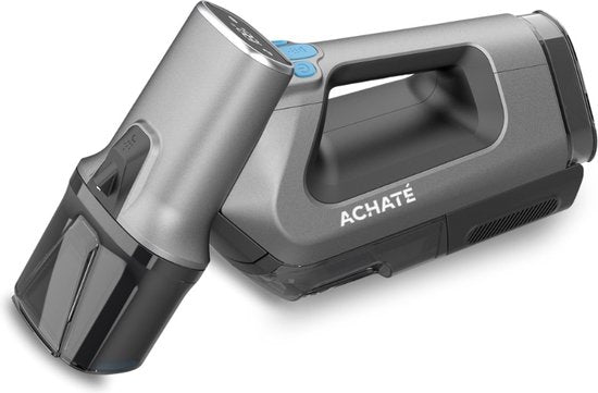 Achaté© - Fleckenreiniger - 350ml - Kabellos - inkl. Zubehör - Grau