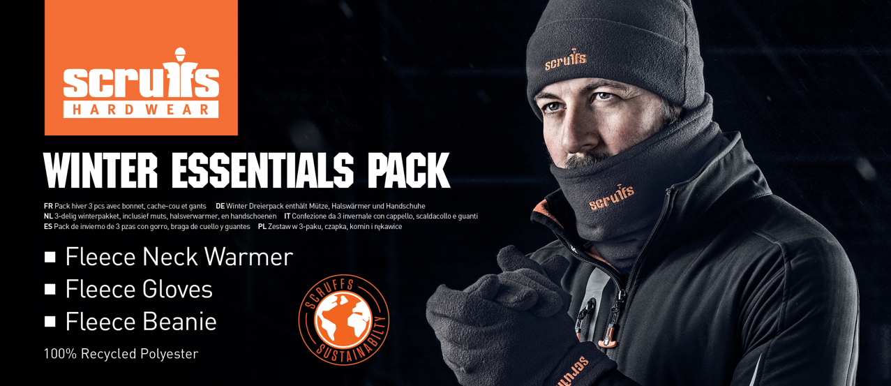 Scruffs Winterausrüstung - Einheitsgröße - Mütze/Schal/Handschuhe - Unisex