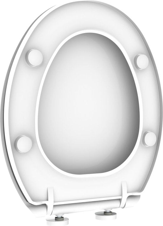 Allibert Kaleo Toilettensitz Glänzend Weiß