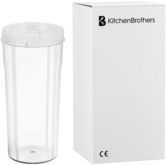 KitchenBrothers To-go-Trinkflasche – Becher für Mixer – 600 ml – Für KB4144 – Ohne Deckel