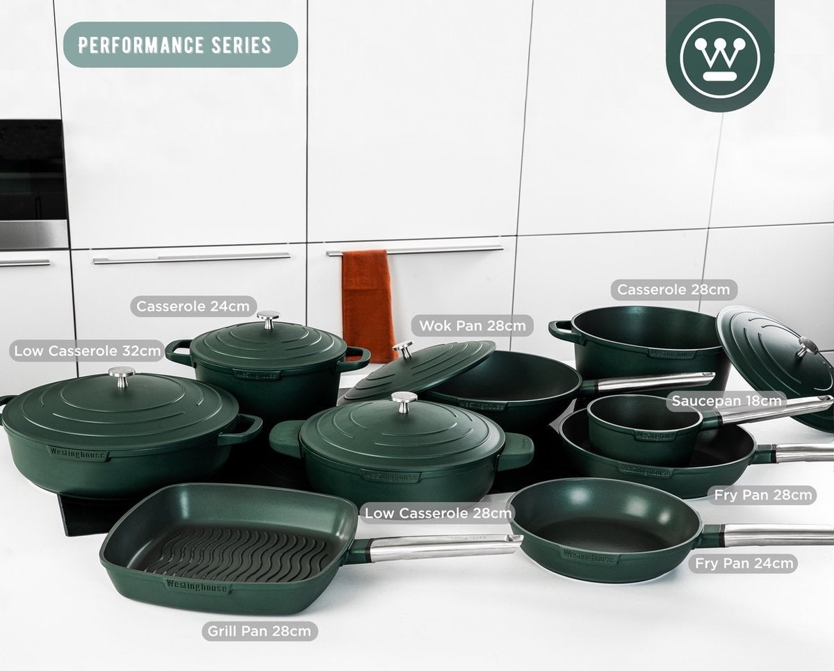 Westinghouse Performance Series Bratpfanne - Backofen geeignet - 28 cm - Grün